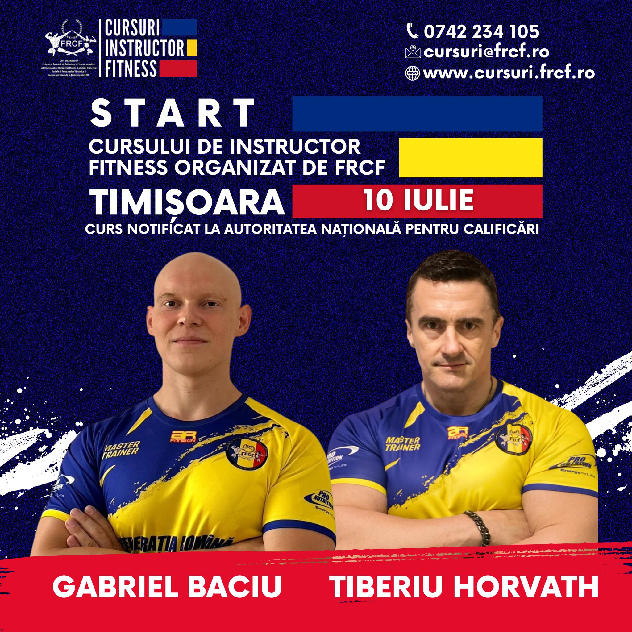 Curs Instructor Fitness