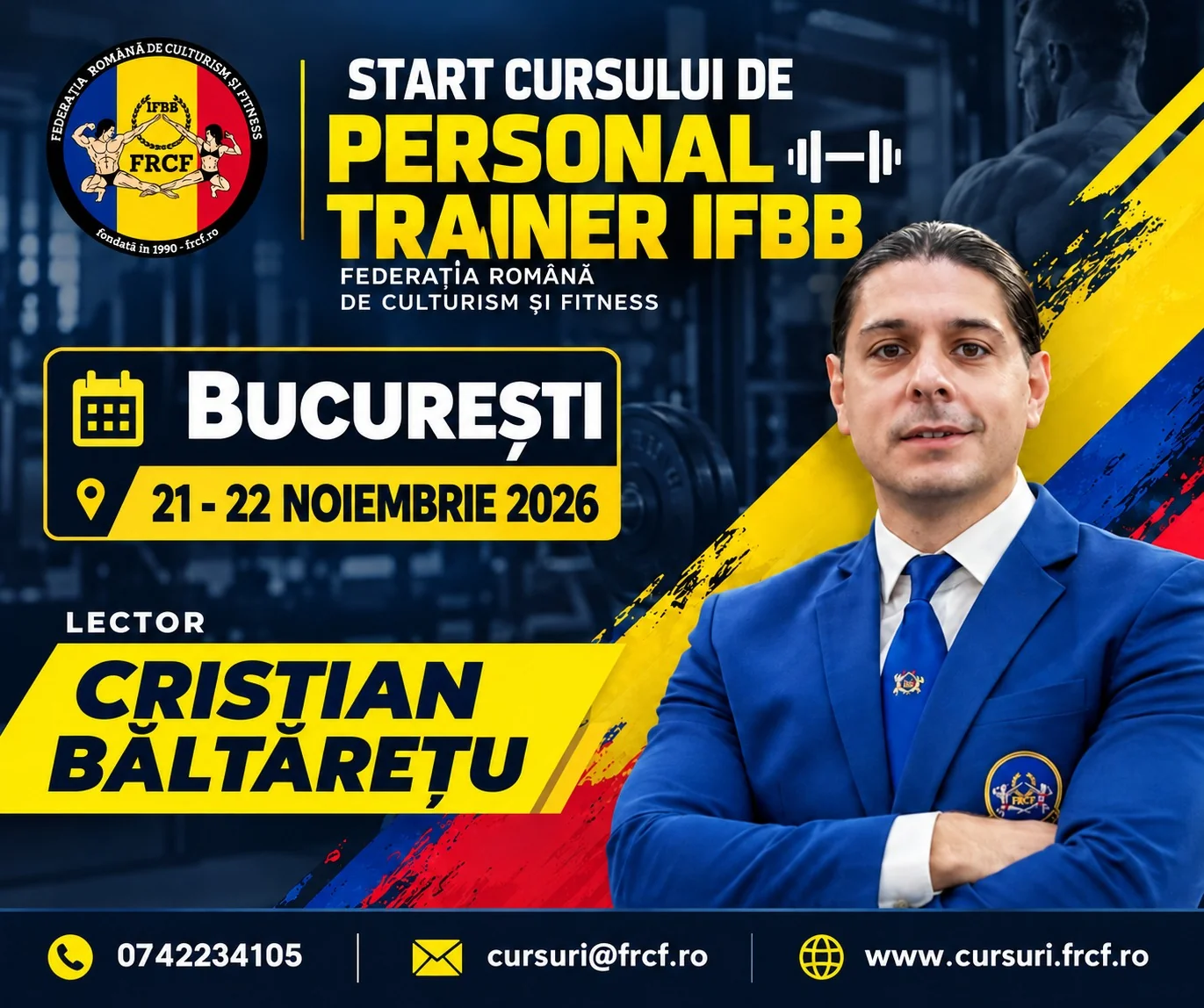 Curs Personal Trainer IFBB